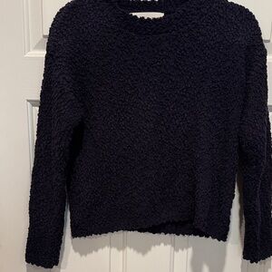 Hiatus Women's Navy Blue Textured Sweater